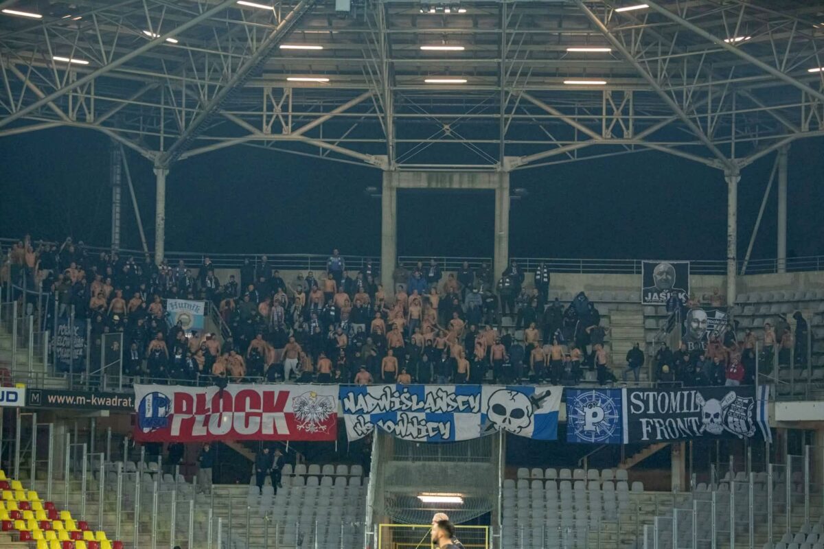 Sektor gości w Kielcach