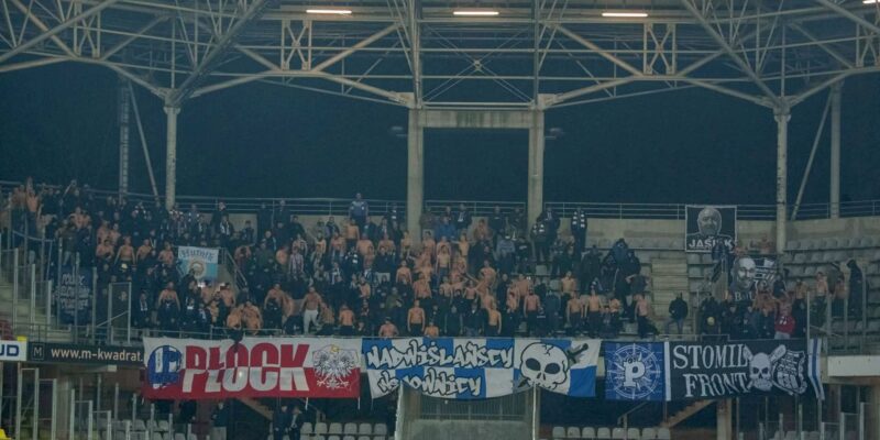 Sektor gości w Kielcach