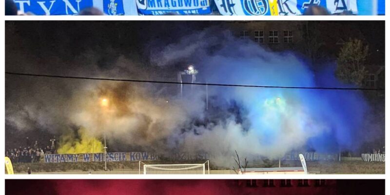 Relacja z meczu z meczu Mrągowia Mrągowo - Stomil Olsztyn