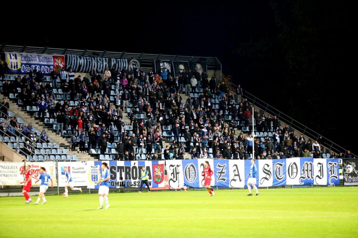 Relacja z meczu Sokół Ostróda - Stomil Olsztyn