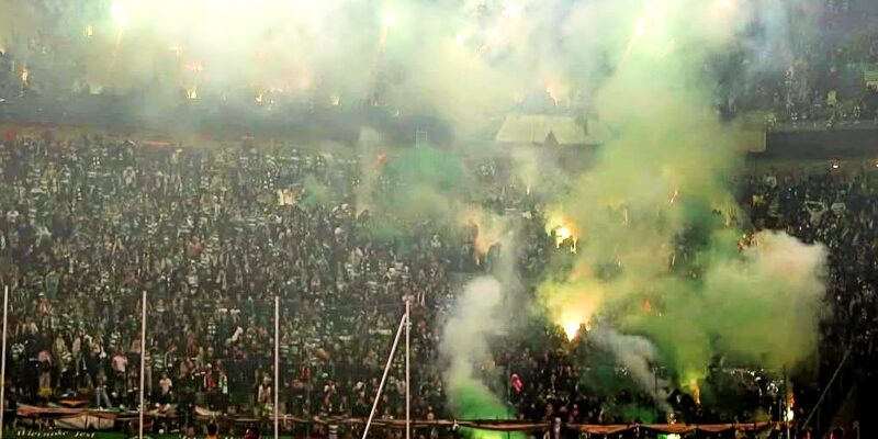 Stomilowcy na meczu Lechia Gdańsk - Arka Gdynia