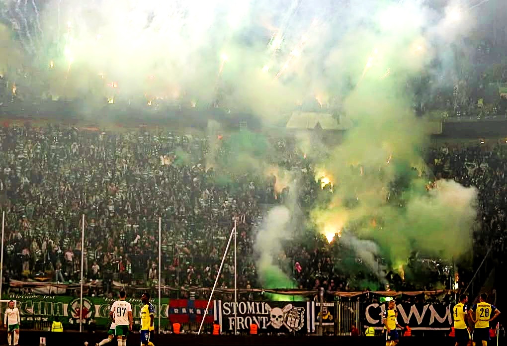 Stomilowcy na meczu Lechia Gdańsk - Arka Gdynia